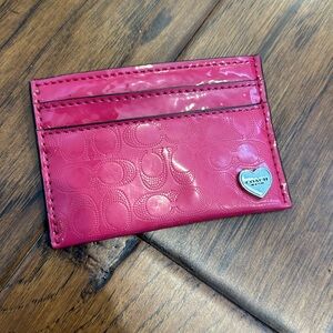 Coach card holder